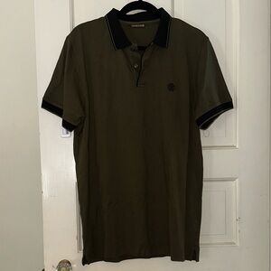 Roberto Cavalli Dark Green Polo Shirt